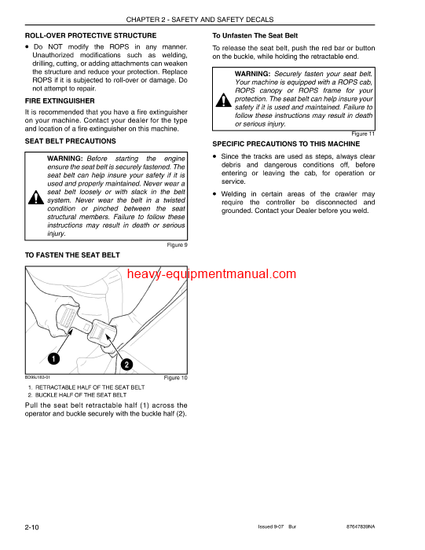  Download Case 1650L Crawler Dozer Operator Manual (87647839)