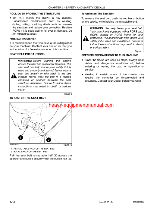  Download Case 1650L Crawler Dozer Operator Manual (87647839)