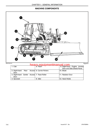 Download Case 1650L Crawler Dozer Operator Manual (87647839)