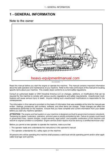  Download Case 2050M Tier 4 Crawler Dozer Operator Manual (47713577)