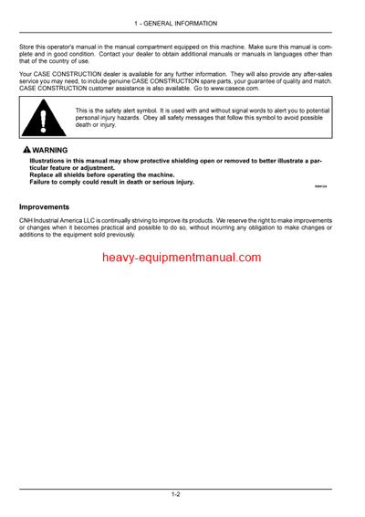 Download Case 2050M Tier 4 Crawler Dozer Operator Manual (47713577)