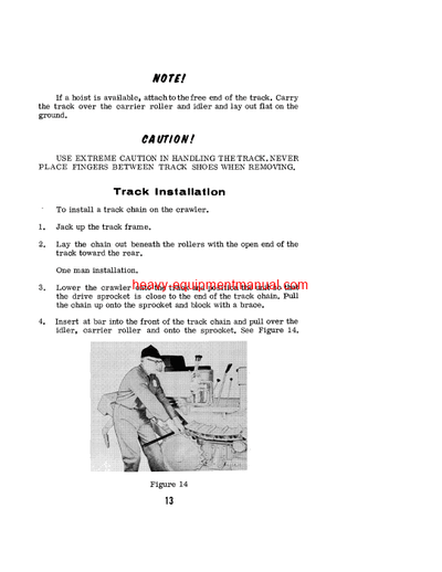 Download Case 310G Crawler Supplement Operator Manual (9-99871)