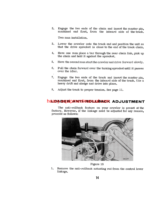 Download Case 310G Crawler Supplement Operator Manual (9-99871)
