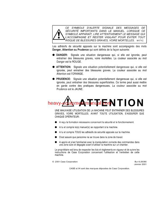 Download Case 310G Gasoline & Diesel Crawler Operator Manual (9-1457)