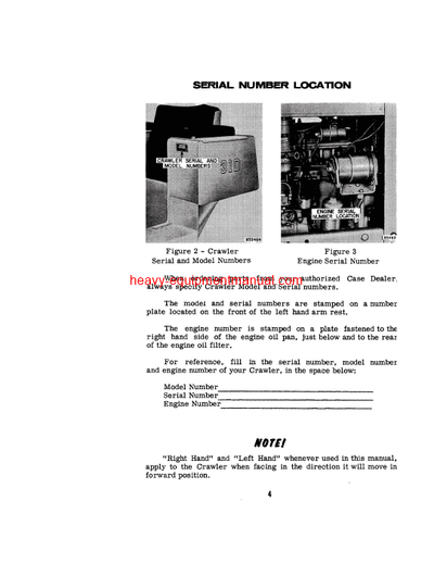 Download Case 310G Gasoline & Diesel Crawler Operator Manual (9-1457)