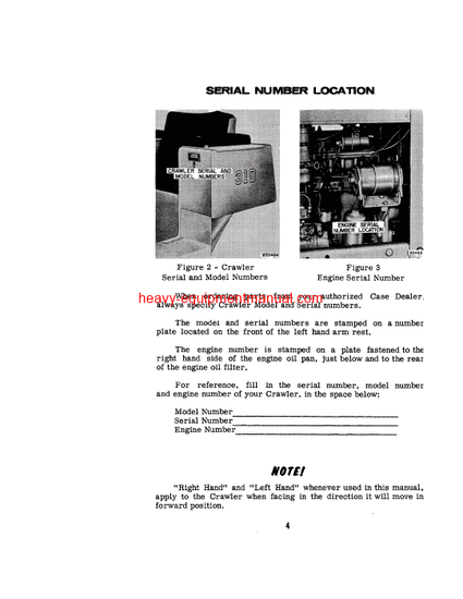  Download Case 310G Gasoline & Diesel Crawler Operator Manual (9-1457)