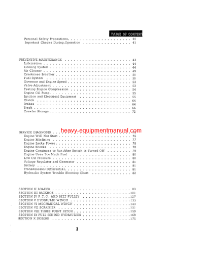 Download Case 310 Series F Gasoline Crawler Serial Number 3019001 to 3023000 Operator Manual (9-1182)