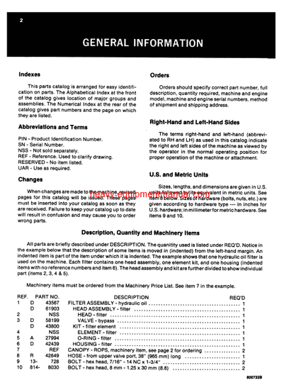 Download Case 350B Crawler Parts Catalog Manual (A1386)