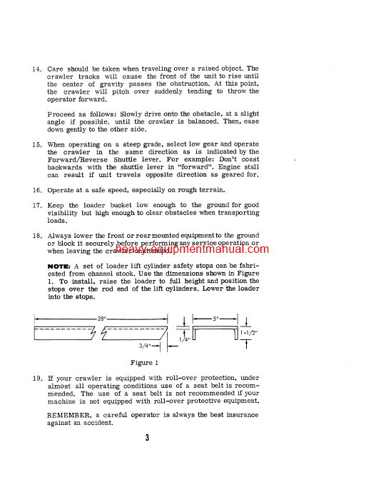 Download Case 350 Crawler Operator Manual (9-2057)