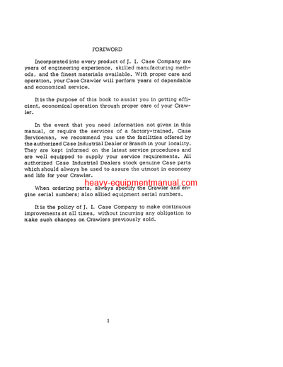Download Case 420B,420C Crawlers Serial Number 3012301 Operator Manual (9-782)