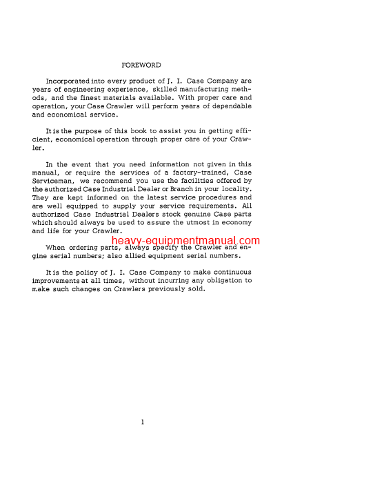  Download Case 420B,420C Crawlers Serial Number 3012301 Operator Manual (9-782)