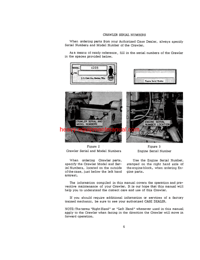 Download Case 420B,420C Crawlers Serial Number 3012301 Operator Manual (9-782)