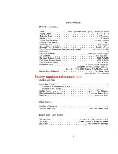 Download Case 420 Gasoline Crawler Trac Up To 3012301 Operator Manual (9-781)
