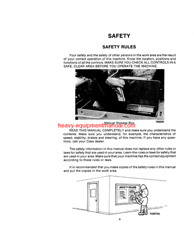 Download Case 450B 455B Crawler Operator Manual (9-6403)