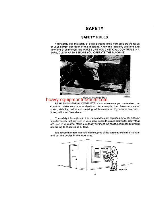 Download Case 450B 455B Crawler Operator Manual (9-6403)