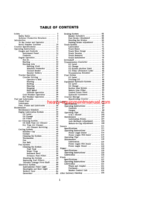 Download Case 450 Crawler - 3038436 & After Operator Manual (9-1610)