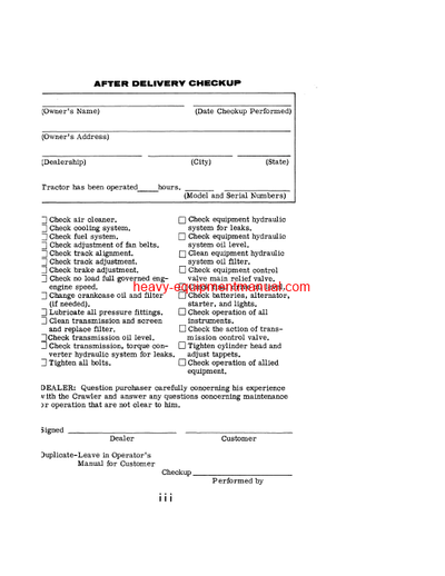 Download Case 450 Crawler - Prior To 3038436 Operator Manual (9-1606)