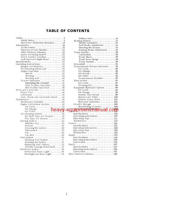 Download Case 450 Crawler 3040902 & After Operator Manual (9-6141)