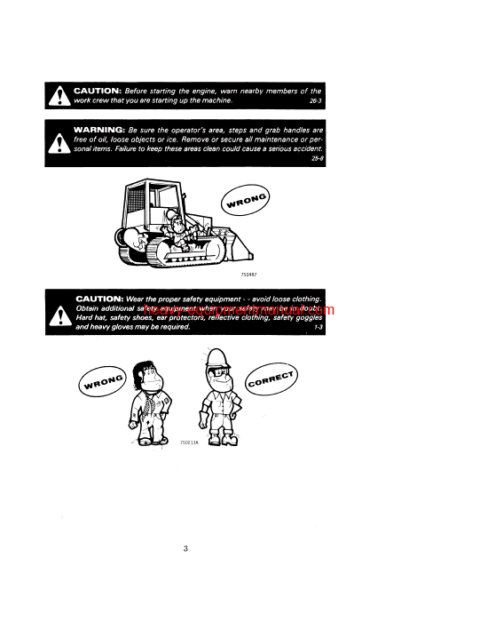 Download Case 450 Crawler 3040902 & After Operator Manual (9-6141)