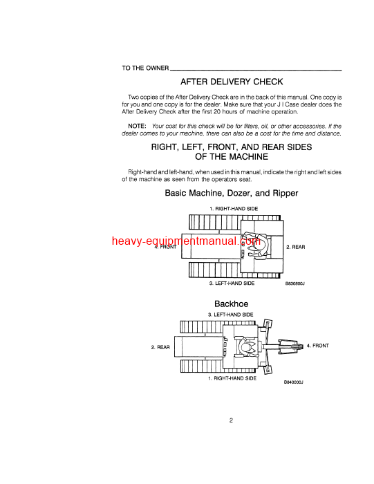 Download Case 550 Crawler Operator Manual (9-15961)