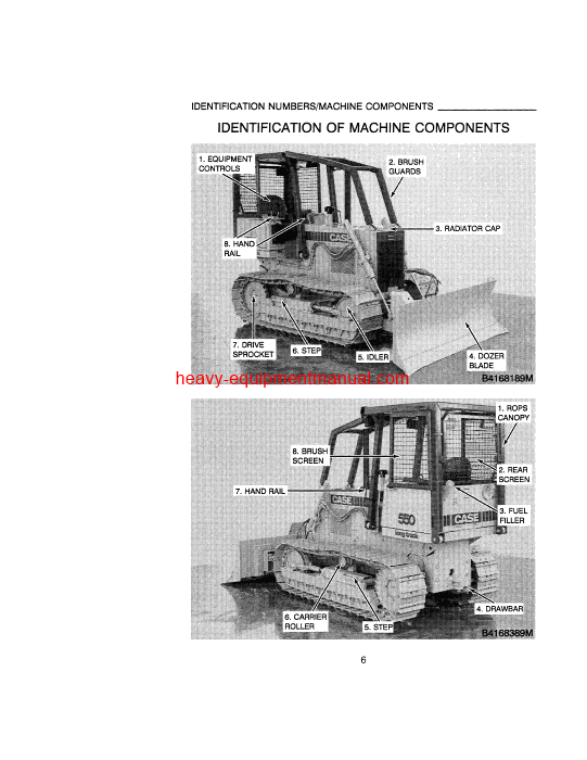 Download Case 550 Crawler Operator Manual (9-15961)