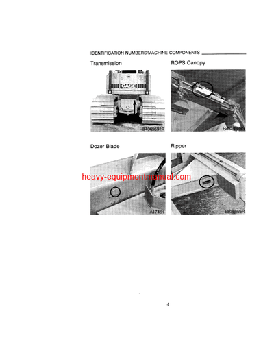 Download Case 550E Crawler Operator Manual (9-19231)