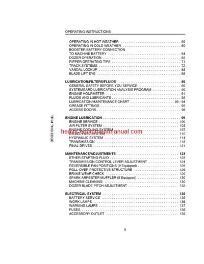 Download Case 550H Crawler Operator Manual (6-8911)
