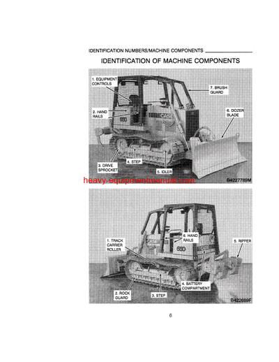 Download Case 650 Crawler Operator Manual (9-15970)