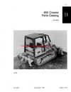 Download Case 650 Crawler (w,rev. 1) Parts Catalog Manual (8-6010)