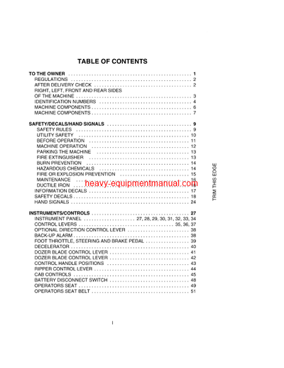 Download Case 650H Crawler Operator Manual (6-21880)
