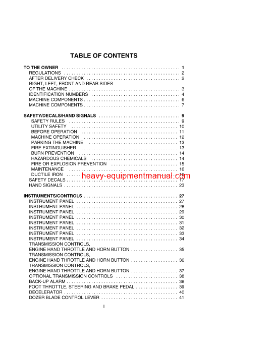 Download Case 650H Crawler Operator Manual (6-21940)