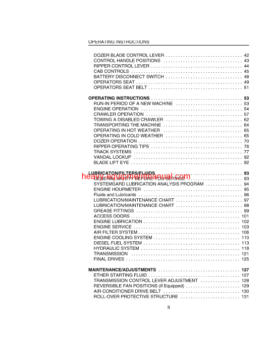 Download Case 650H Crawler Operator Manual (6-21940)