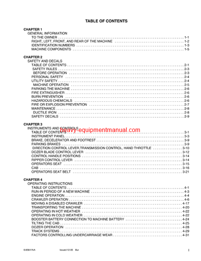 Download Case 650K, 750K, 850K Series 2 Crawlers Operator Manual (6-85641NA)