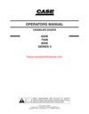 Download Case 650K, 750K, 850K Series 3 Crawler Dozers Operator Manual (87592079NA)