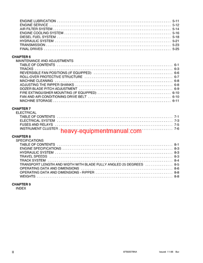 Download Case 650K, 750K, 850K Series 3 Crawler Dozers Operator Manual (87592079NA)