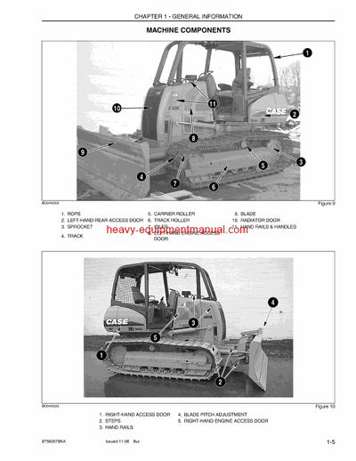 Download Case 650K, 750K, 850K Series 3 Crawler Dozers Operator Manual (87592079NA)