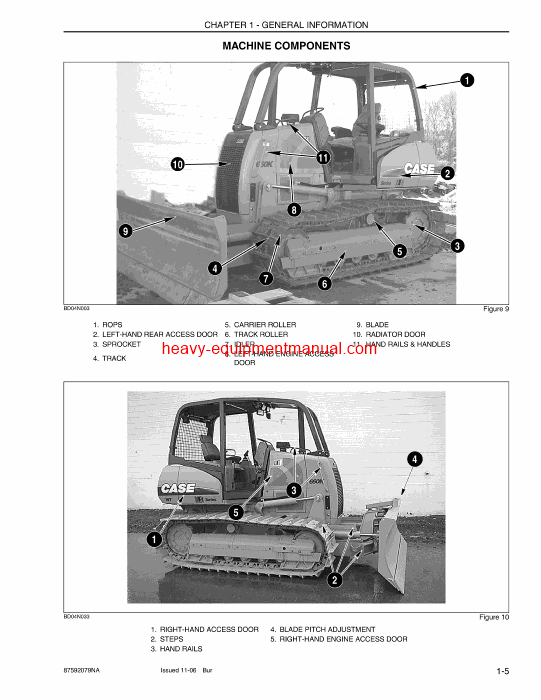 Download Case 650K, 750K, 850K Series 3 Crawler Dozers Operator Manual (87592079NA)