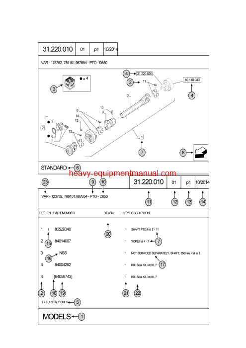 Download Case 650M WT - CRAWLER DOZER - TIER 4B Parts Catalog Manual