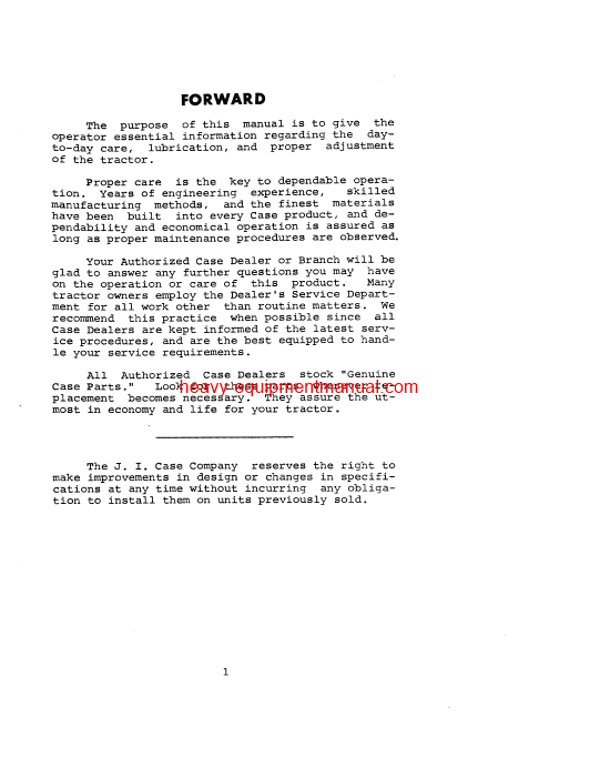 Download Case 750 Crwlr Trac Up To Sn7070351 Operator Manual (9-631)