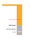 Download Case 750H Crawler Operator Manual (6-8880)