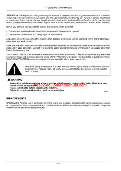Download Case 750M Tier 4 crawler dozer Operator Manual (47713441)