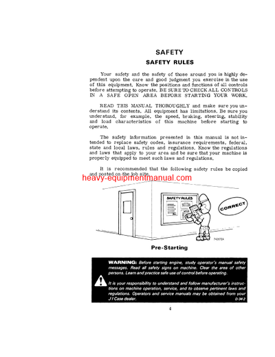 Download Case 850B Crawler Operator Manual (9-3793)