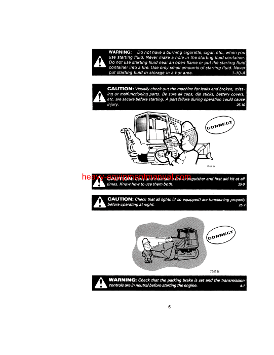 Download Case 850B Crawler Operator Manual (9-3793)