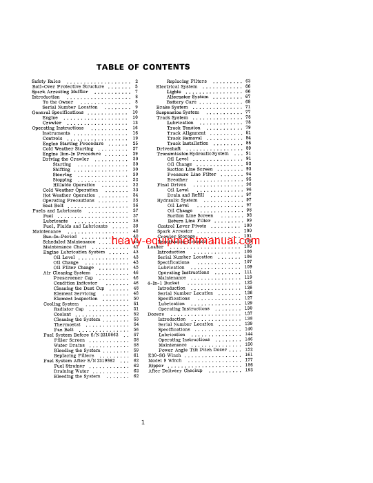 Download Case 850 Crawler Operator Manual (9-2724)