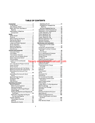Download Case 850D 855D Crawler COMPLETE Operator Manual (9-9470)