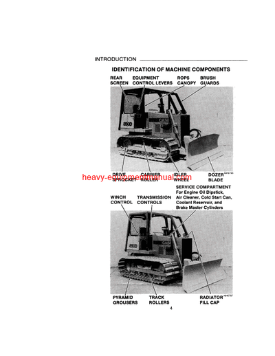 Download Case 850D 855D Crawler COMPLETE Operator Manual (9-9470)