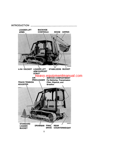 Download Case 850D 855D Crawler COMPLETE Operator Manual (9-9470)