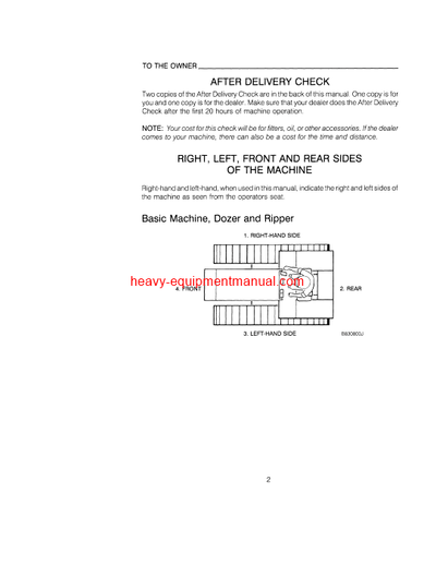 Download Case 850E Crawler Operator Manual (9-19251)
