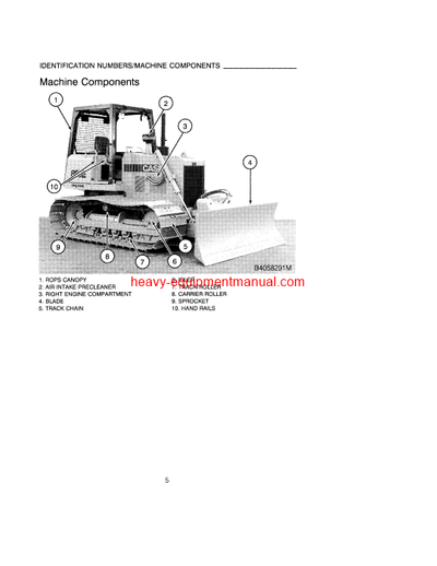 Download Case 850E Crawler Operator Manual (9-19251)