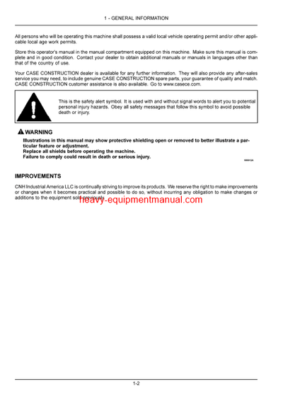 Download Case 850M Tier 4 crawler dozer Operator Manual (47713445)